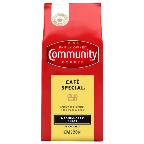 Community Coffee Coffee, Ground, MediumDark Roast, Cafe Special