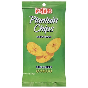 Iselitas Plantain Chips, Lightly Salted, Thin & Crispy