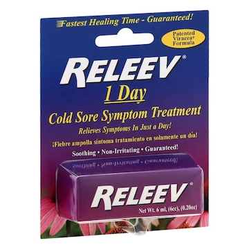 Releev Cold Sore Symptom Treatment, 1 Day