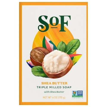 SOF Triple Milled Soap, with Shea Butter, Shea Butter