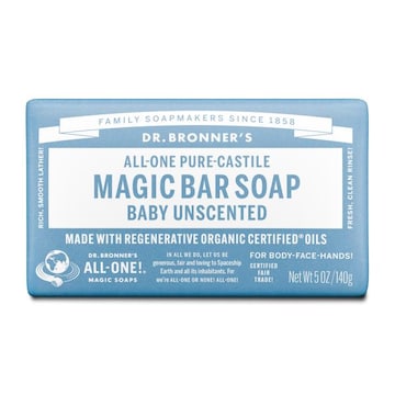 Dr. Bronner's Pure-Castile Magic Bar Soap - Unscented