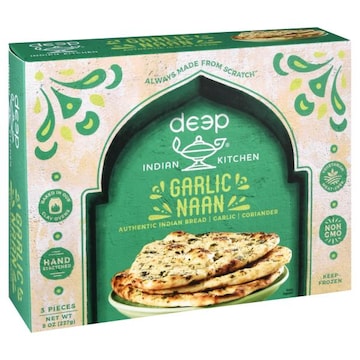 Deep Indian Kitchen Naan, Garlic