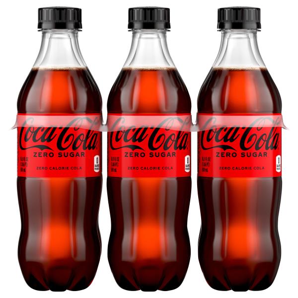 Coca-Cola Cola, Zero Calorie, Zero Sugar, 6 Pack | Publix Super Markets