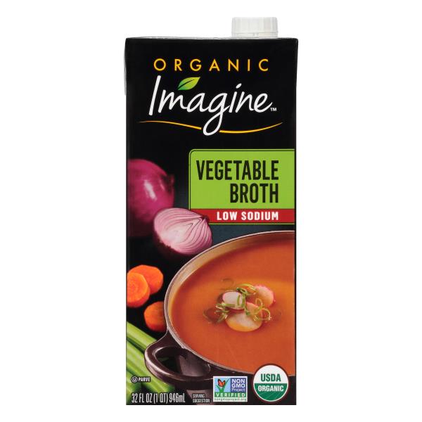 Imagine Organic Low Sodium Vegetable Broth Publix Super Markets