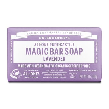 Dr. Bronner's Pure-Castile Magic Bar Soap - Lavender