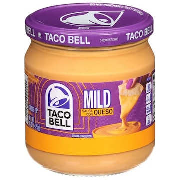 Taco Bell Mild Salsa Con Queso Cheese Dip