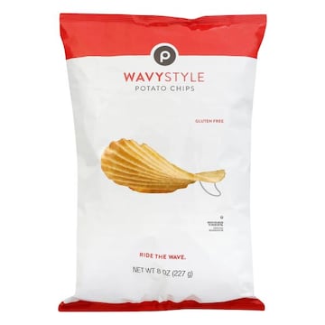 Publix Potato Chips, Wavy Style