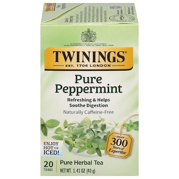 Twinings Herbal Tea, Pure Peppermint, Tea Bags