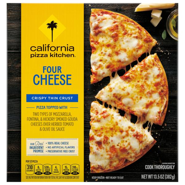 California Pizza Kitchen Pizza, Four Cheese, Crispy Thin Crust | Publix ...