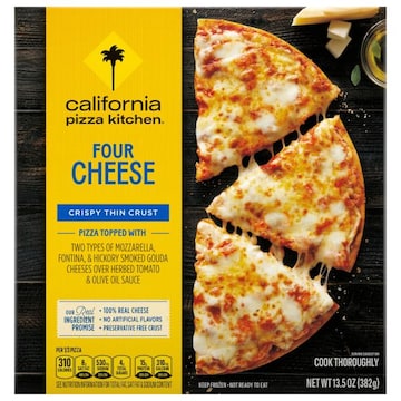 California Pizza Kitchen Pizza, Crispy Thin Crust, Four Cheese