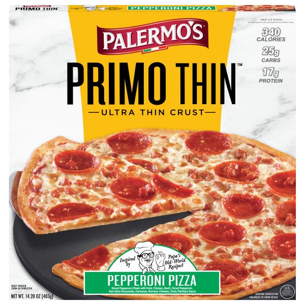 Palermo&rsquo;s Primo Thin Pizza, Pepperoni, Ultra Thin Crust | Publix 