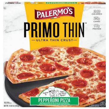 Palermo's Primo Thin Pizza, Pepperoni, Ultra Thin Crust