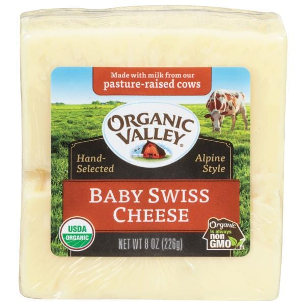 Organic Valley Cheese, Baby Swiss Publix Super Markets