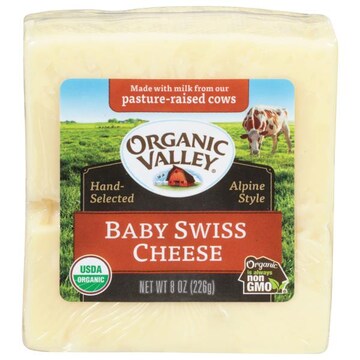 Organic Valley Cheese, Baby Swiss