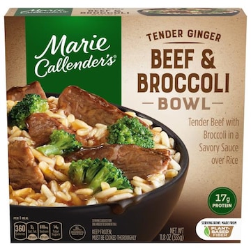 Marie Callender's Tender Ginger Beef And Broccoli Bowl