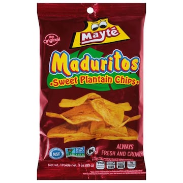 Mayte Plantain Chips, Sweet, Maduritos