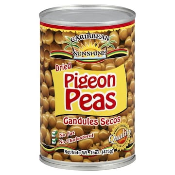 Caribbean Sunshine Pigeon Peas, Dried