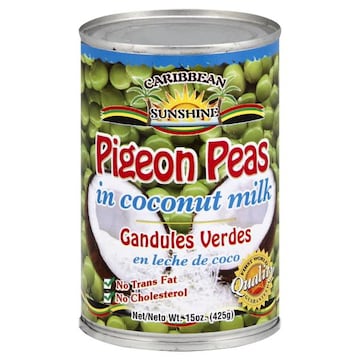 Caribbean Sunshine Pigeon Peas, in Coconut Milk