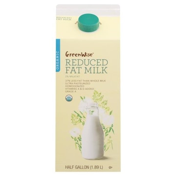 GreenWise Milk, Organic, Reduced Fat