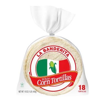 La Banderita Corn Tortillas, White