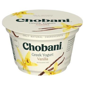 Chobani Yogurt, Nonfat, Greek, Vanilla, Blended