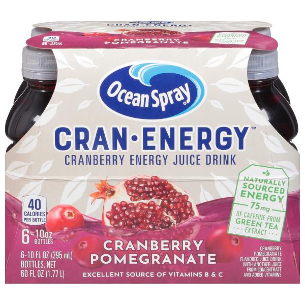 Ocean Spray Cran-Energy Energy Juice Drink, Cranberry | Publix
