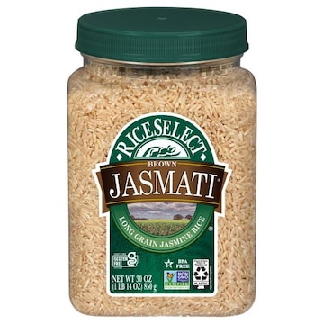 Rice Select Jasmine Rice, American-Style, Brown Jasmati