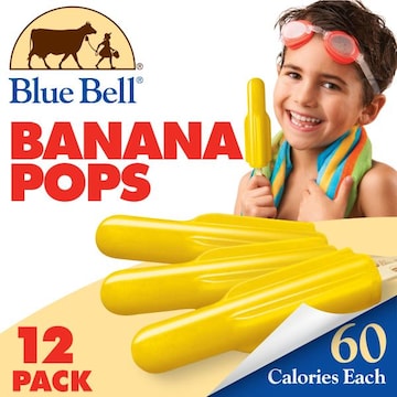 Blue Bell Banana Pops, 12 ct
