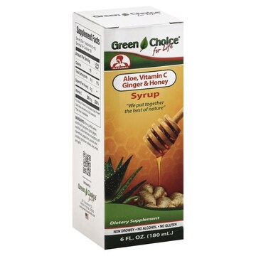 Green Choice for Life Aloe, Vitamin C, Ginger & Honey, Syrup