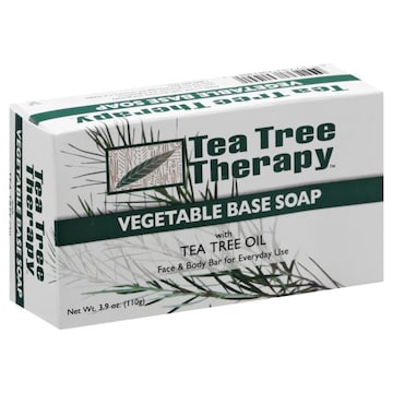 Tea Tree Therapy Soap, Vegetable Base, with Tea Tree Oil
