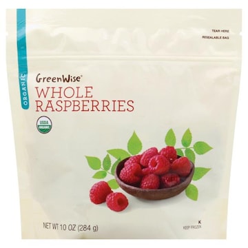 GreenWise Raspberries, Organic, Whole