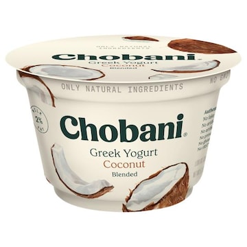 Chobani Yogurt, Greek, Low-Fat, Coconut, Blended