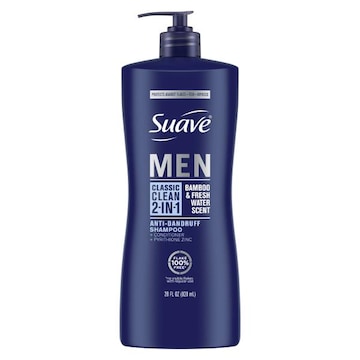 Suave Professionals Shampoo + Conditioner, + Pyrithione Zinc, Men, Anti Dandruff, Classic Clean