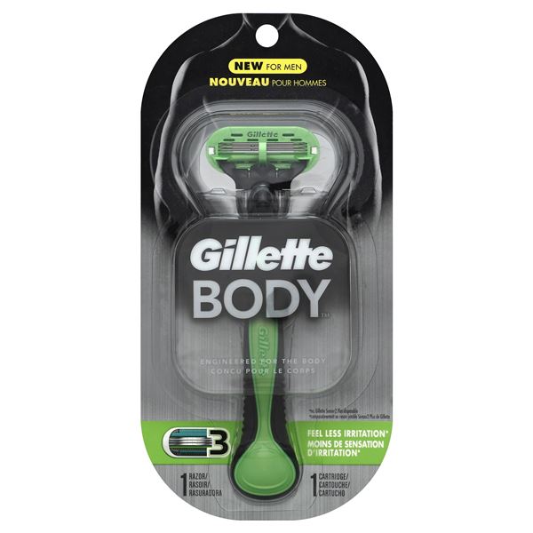 Gillette Body Razor, for Men, 3 Blade Publix Super Markets