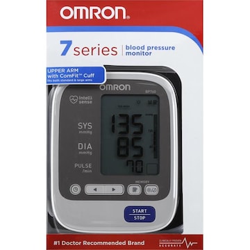 Omron Blood Pressure Monitor, Upper Arm, 7 Series