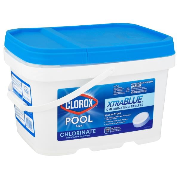 Clorox Pool Spa XtraBlue Chlorinating Tablets Publix Super Markets   824800 600x600 A 