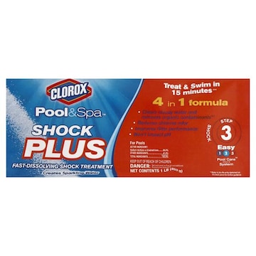 Clorox Pool & Spa Shock Treatment, Fast-Dissolving, Shock Plus