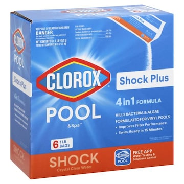 Clorox Pool & Spa Shock Plus, 4 in 1 Formula, For Pools