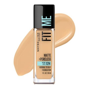 Maybelline Fit Me Matte + Poreless Liquid Foundation Makeup Soft Tan