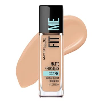Maybelline Fit Me Matte + Poreless Liquid Foundation Makeup Pure Beige