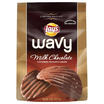 Lay's Potato Chips, Milk Chocolate Covered, Wavy