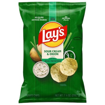 Lay's Sour Cream & Onion Flavored Potato Chips