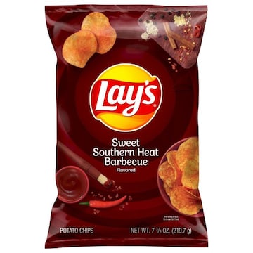 Lay's Sweet Southern Heat Barbecue Flavored Potato Chips