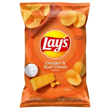 Lay's Potato Chips, Cheddar & Sour Cream Flavored