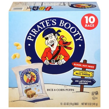 Pirate's Booty Aged White Cheddar Rice & Corn Puffs
