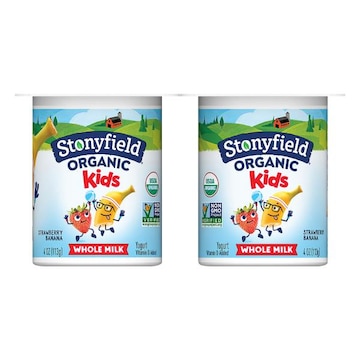 Stonyfield Organic Organic Kids Strawberry Banana Whole Milk Yogurt