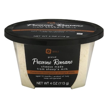 Publix Deli Grated Pecorino Romano Cheese, Cup