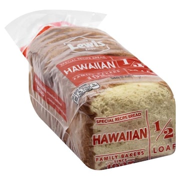 Lewis Bread, Hawaiian, 1/2 Loaf
