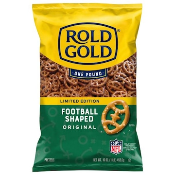 Rold Gold Football Shaped Original Pretzels