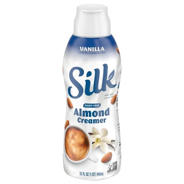 Silk Almond Creamer, DairyFree, Vanilla Publix Super Markets